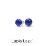 Lapis lazuli gemstone earrings