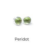 Peridot gemstone earrings
