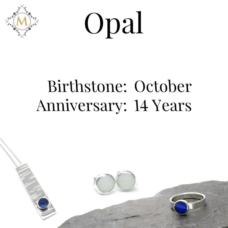 opal birthstone and anniversary