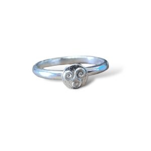 Triskelion Sterling Silver Ring