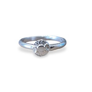 Triple Moon Sterling Silver Ring